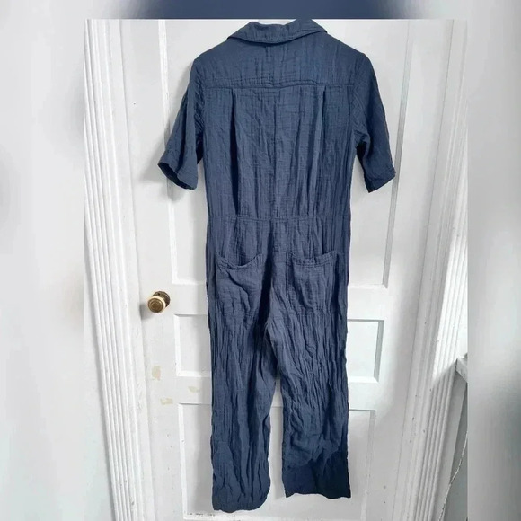 Velvet Elia cotton blue gauze jumpsuit Size XS $346 - Picture 7 of 7